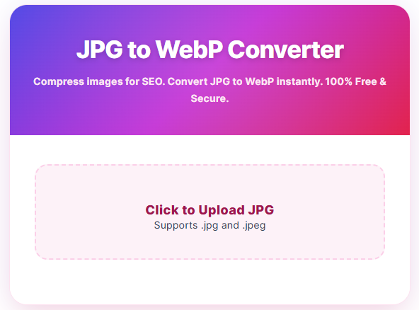 JPG to WebP Converter