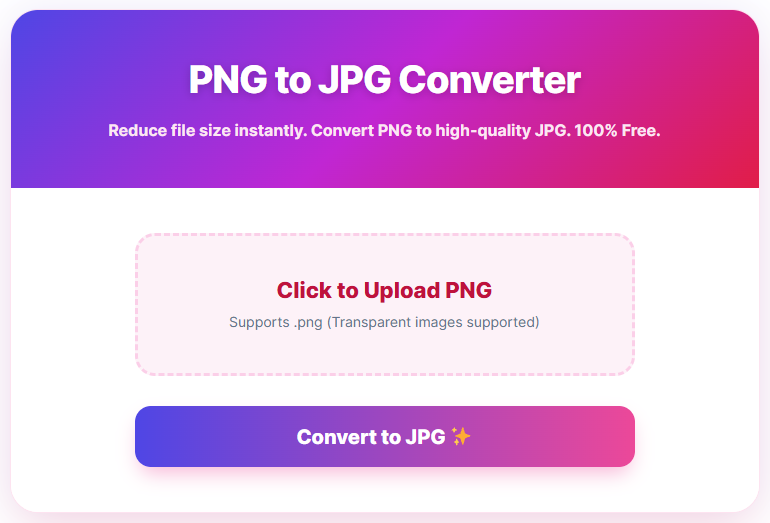 PNG to JPG Converter, PNG to JPG.