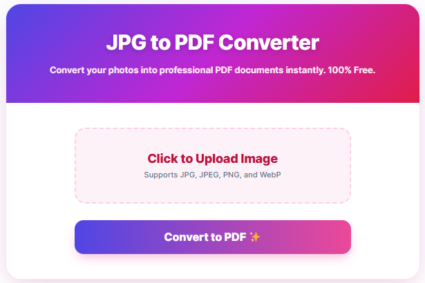 JPG to PDF Converter