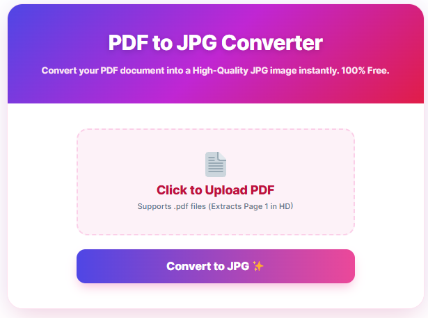 PDF to JPG Converter